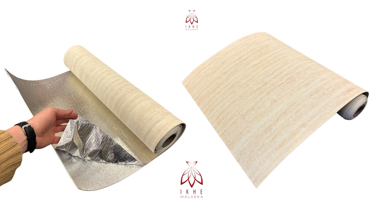 1,8 m² SXP Panel de Pared 3D Autoadhesivo 60x300 cm– Flexible, Impermeable – Hormigón BEIGE WB-3001 - 3