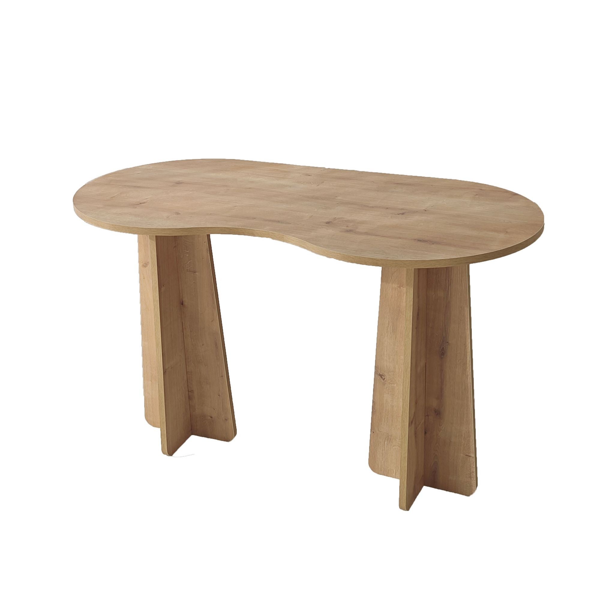Habitat Et Jardin Escritorio De Madera <> 120 X 60 X 75 Cm, Roble Zafiro , Leroy Merlin