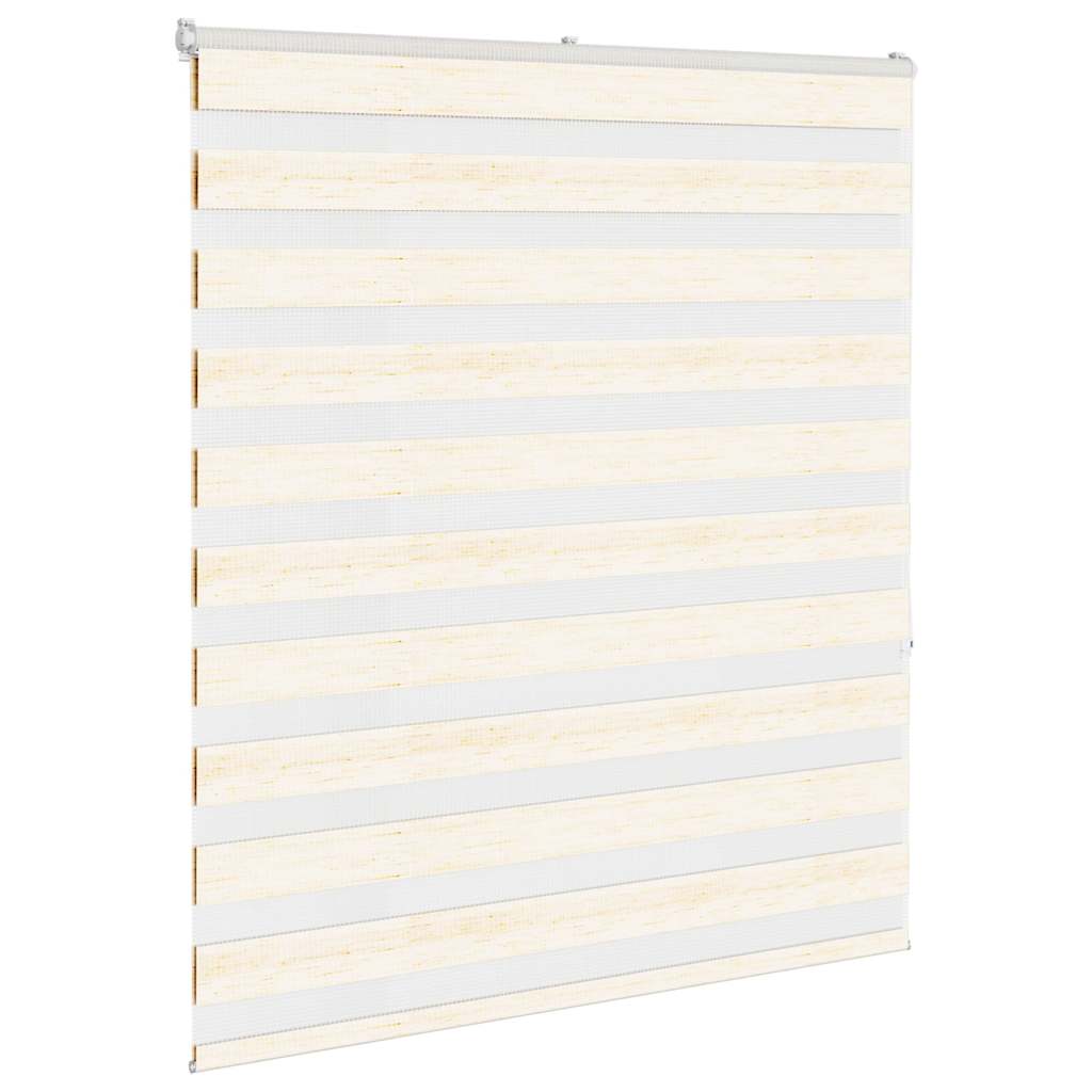 Estor cebra beige mármol tejido ancho 115,9 cm poliéster - 3
