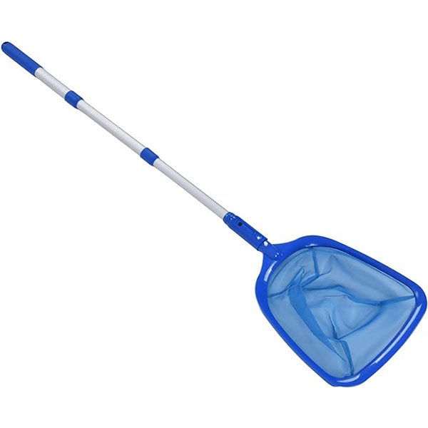 1*Écumeur de piscine, kit de nettoyage de piscine, accessoires de piscine en filet à mailles fines pour spas, piscines, feuilles de piscine et saleté - 3
