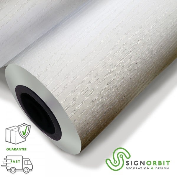 WHITE WOOD - Folia dekoracyjna samoprzylepna o szerokiej podstawie, 122 cm x 5 metrów