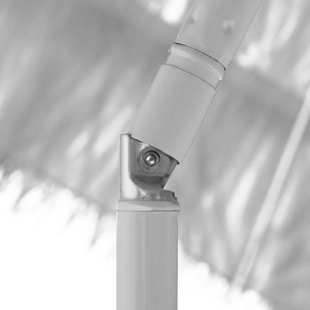 Parasol de plage Blanc 180cm - 7