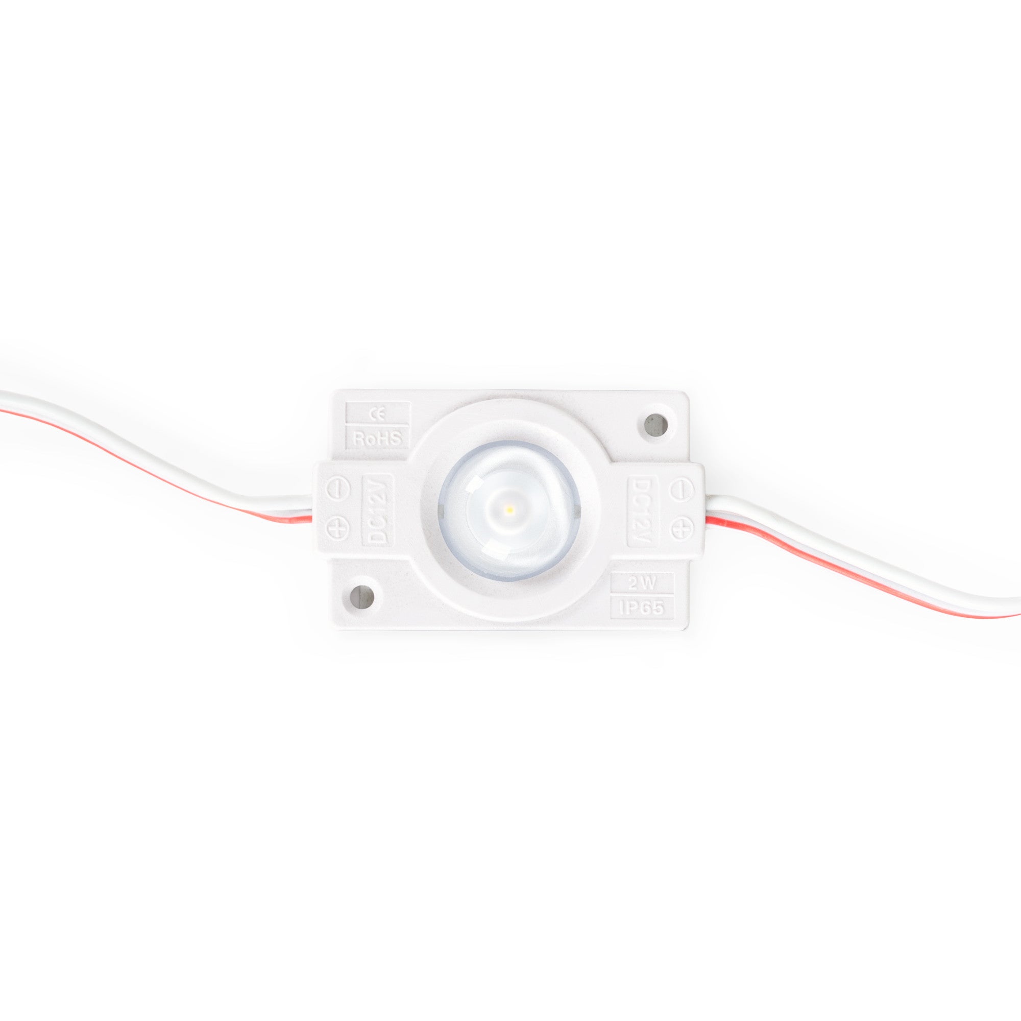 Ruban LED 24V IP65 - 20 Modules, 24W, Blanc Chaud 3000K - Pour éclairage Panneaux Publicitaires, Décoratif