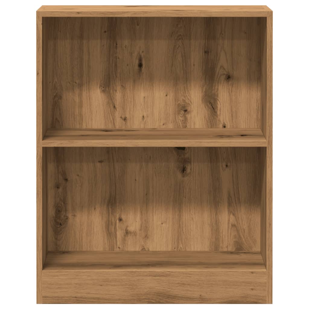 Bibliothèque pour Séjour en Bois Marron H. 24 x l. 60 x P. 24 cm - 4