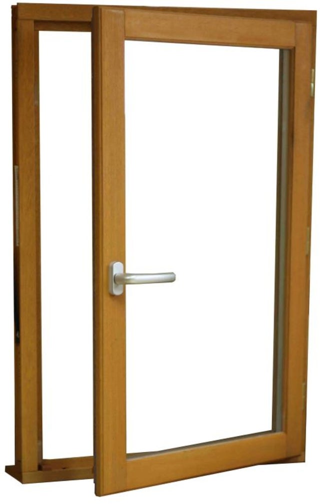 Fenetre Bois 1 Vantail H115 X L80 Tirant Droite Cotes Tableau + Poignee (ref 010220f9) Gd Menuiseries