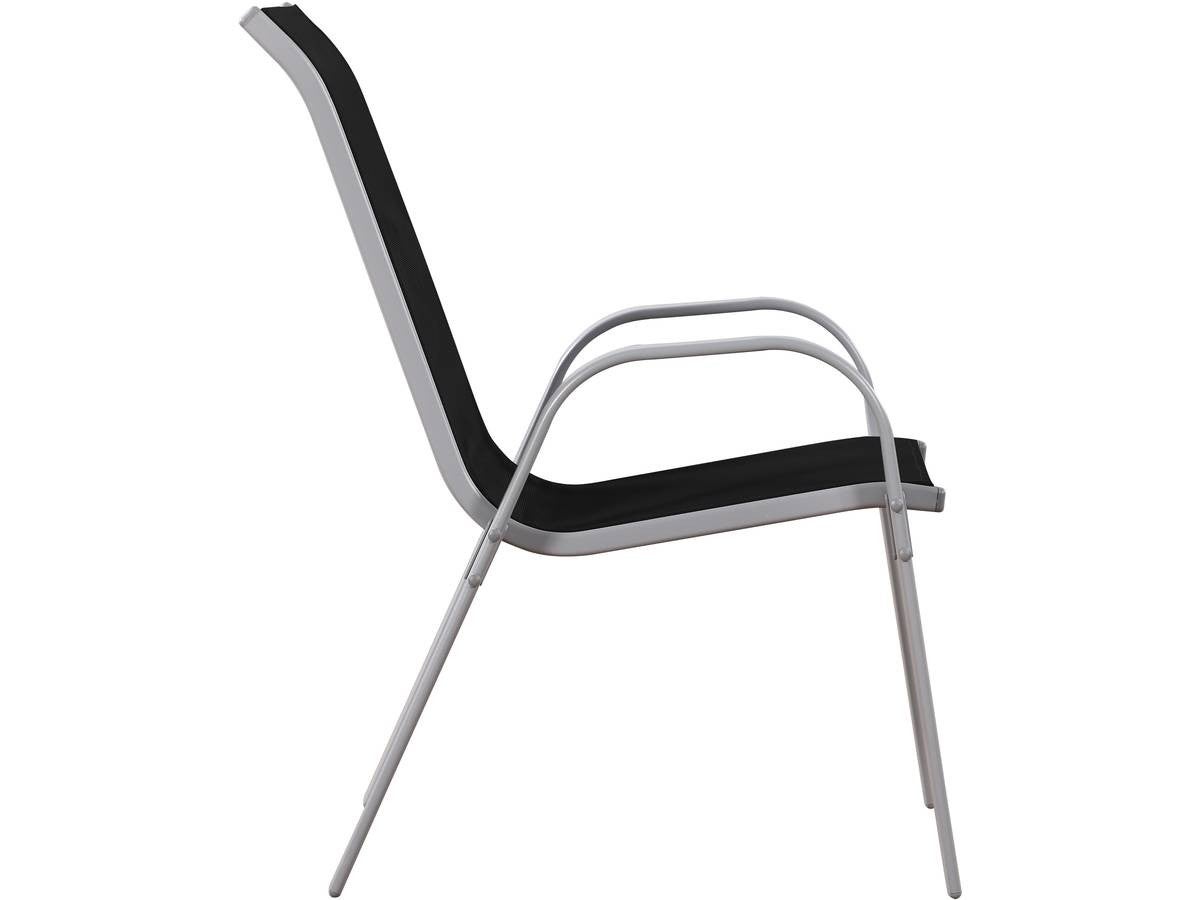 Table et chaises de jardin en textilène 