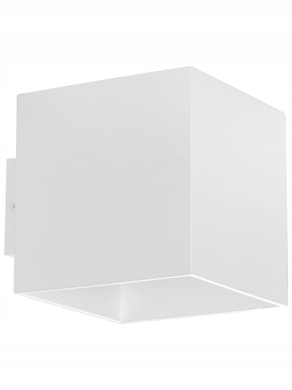 Lampa kinkiet ścienny loft Cube 1xG9 kwadratowy 12cm metalowy biały