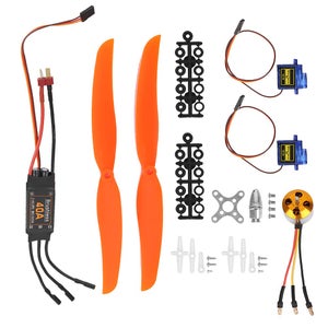 Kit di 5 Micro Servo Motori 9G SG90, Motori Servo Compatibili per Modellismo RC, Elicotteri, Aerei e Robot, Servomotori Miniaturizzati ad Alta Prestazione, Facili da Installare e Utilizzare
