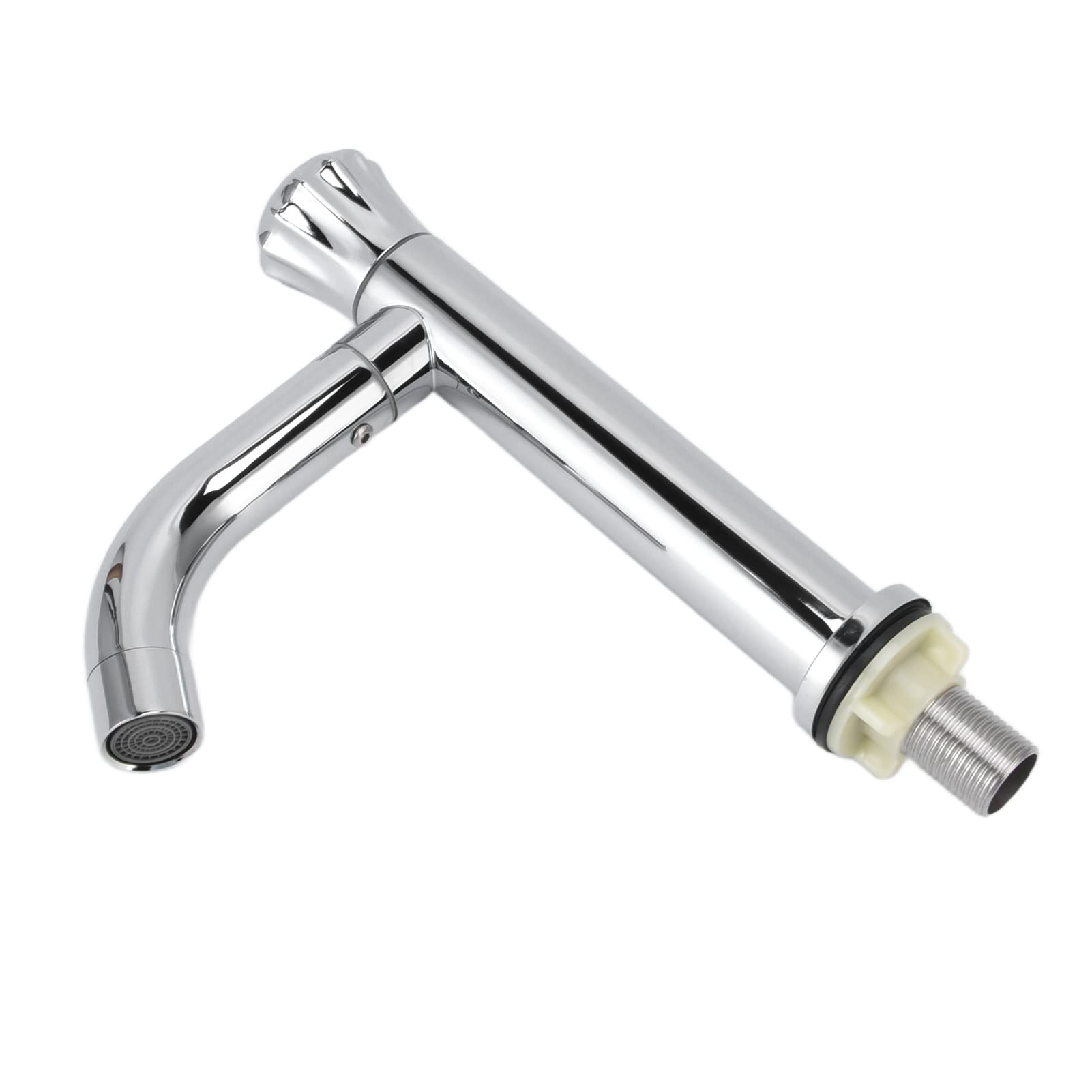 Grifo De Agua Fría Para Exteriores, Grifo De Barra De Una Sola Manija, Grifo De Fregadero De Baño De Un Solo Orificio Para Fregadero De Cocina, Jardín, Lavabo De Garaje, Lavandería
