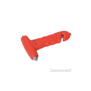 Marteau Brise-vitre & Coupe-ceinture 2 En 1 Pour Voiture | Outil De Survie Compact Et Indispensable - Rouge