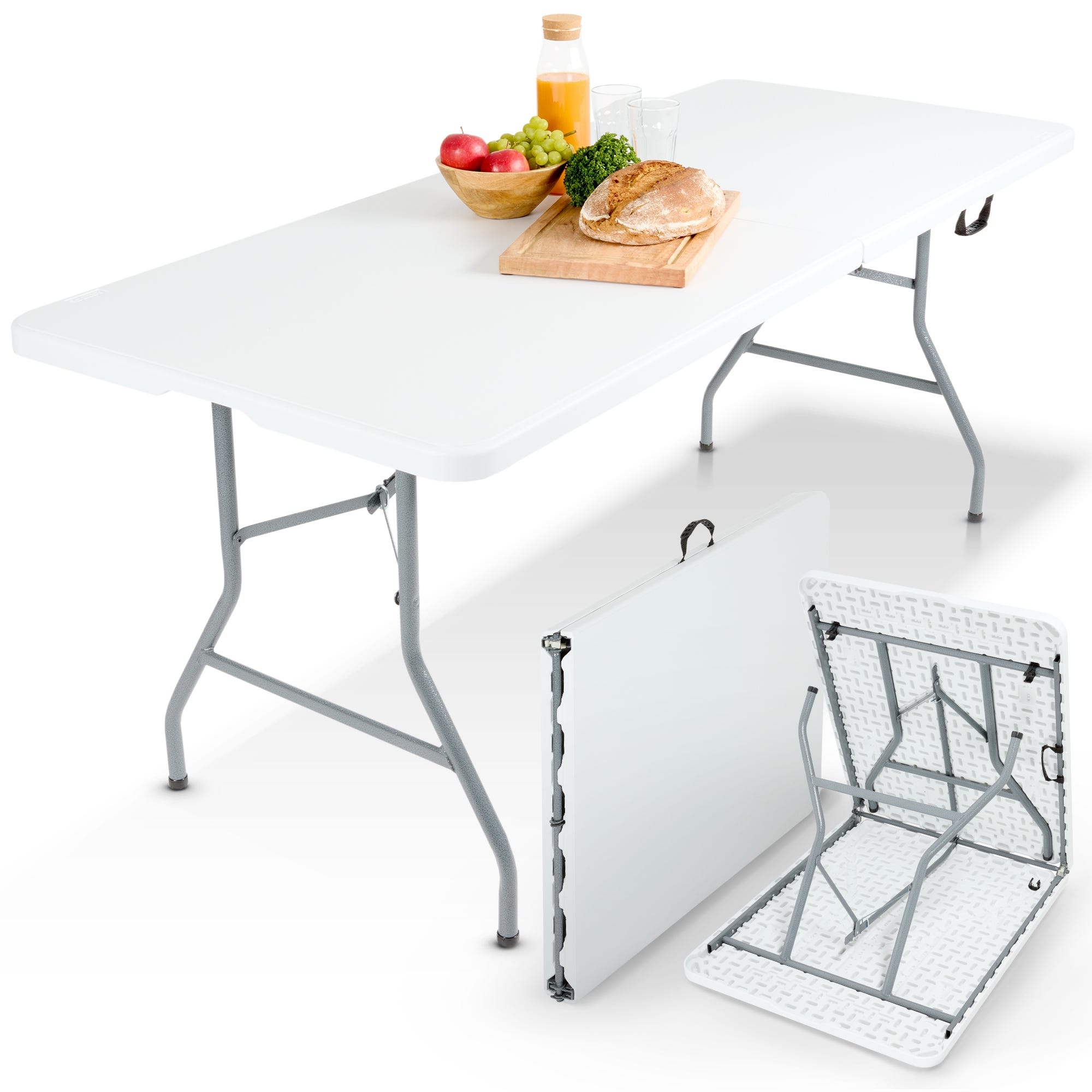 Table Pliable AREBOS Table Pliable de Camping Table de Jardin Pliante Plastique ...
