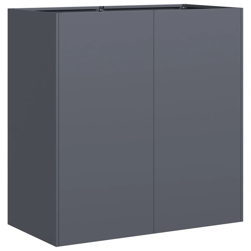 Jardinière，Pot de Fleurs anthracite 80x40x80 cm acier laminé à froid CFW66590 - 2