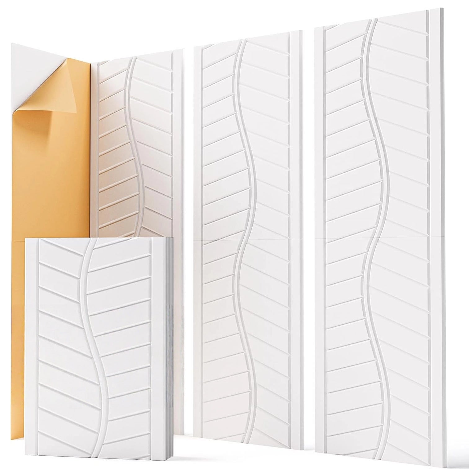 Bomclap paneles insonorizantes de fibra de poliéster, paneles de fieltro insonorizante grueso, 12 paneles fonoabsorbentes para puertas