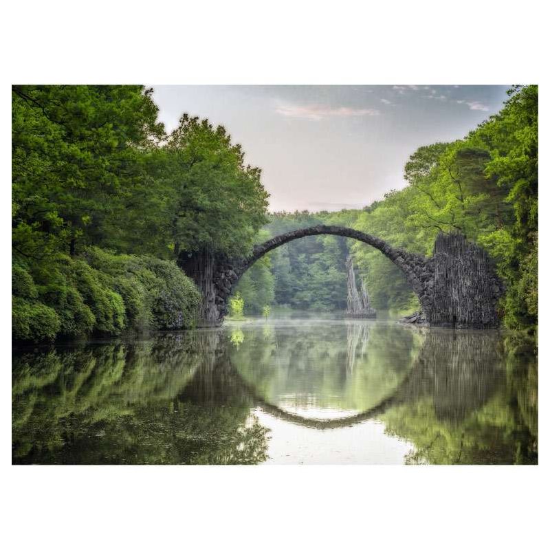 Tableau toile en kit PONT ROND 180 x 130 cm - Toile textile sans PVC, Made in France par Scenolia - 2