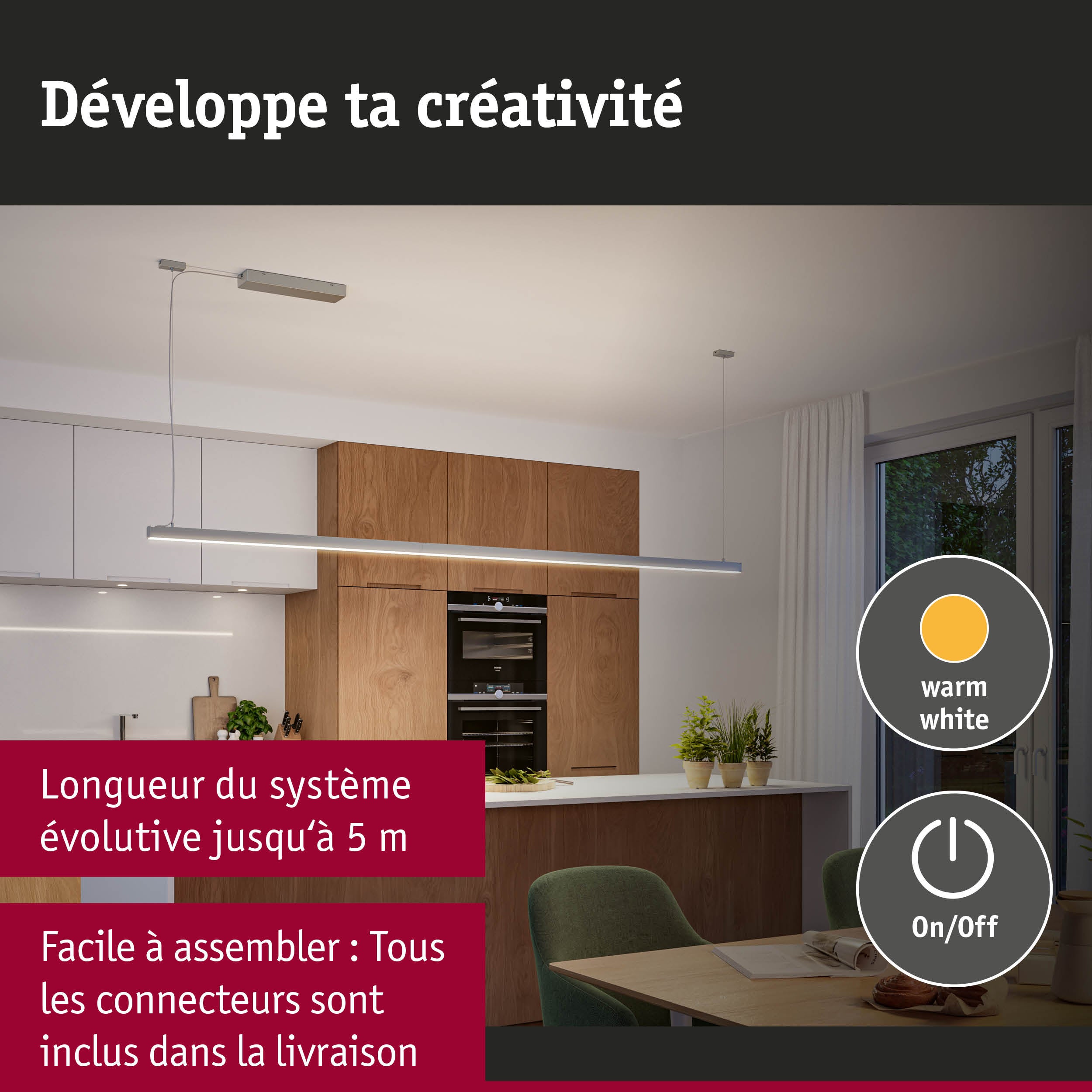 Linion Alimentation électrique Power Box 230/24V max. 120W Chrome mat - 6