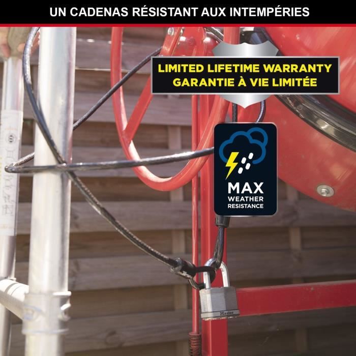 Cadenas Excell Acier laminé 45 mm M1EURDLF Master Lock - 4