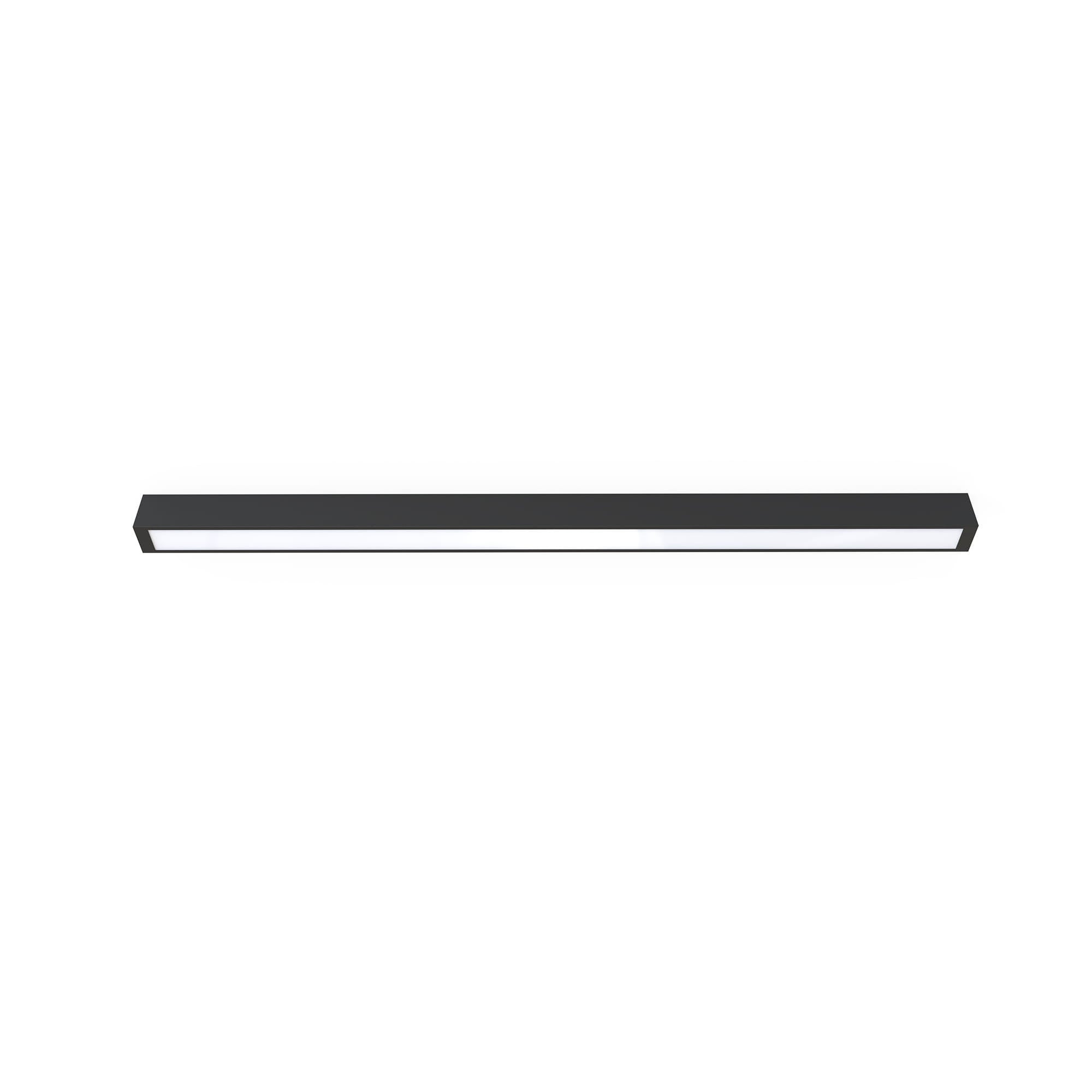 Plafon Straight prostokątny czarno-biały 1xT8/G13x22W wym: 6,5 x 122 cm IP20 tworzywo sztuczne Nowodvorski Lighting