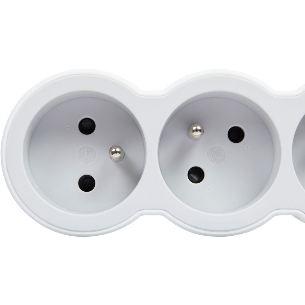 Multiprise LEGRAND FB 5X2P+T STANDARD 1.5M BLANC-GRIS - 2