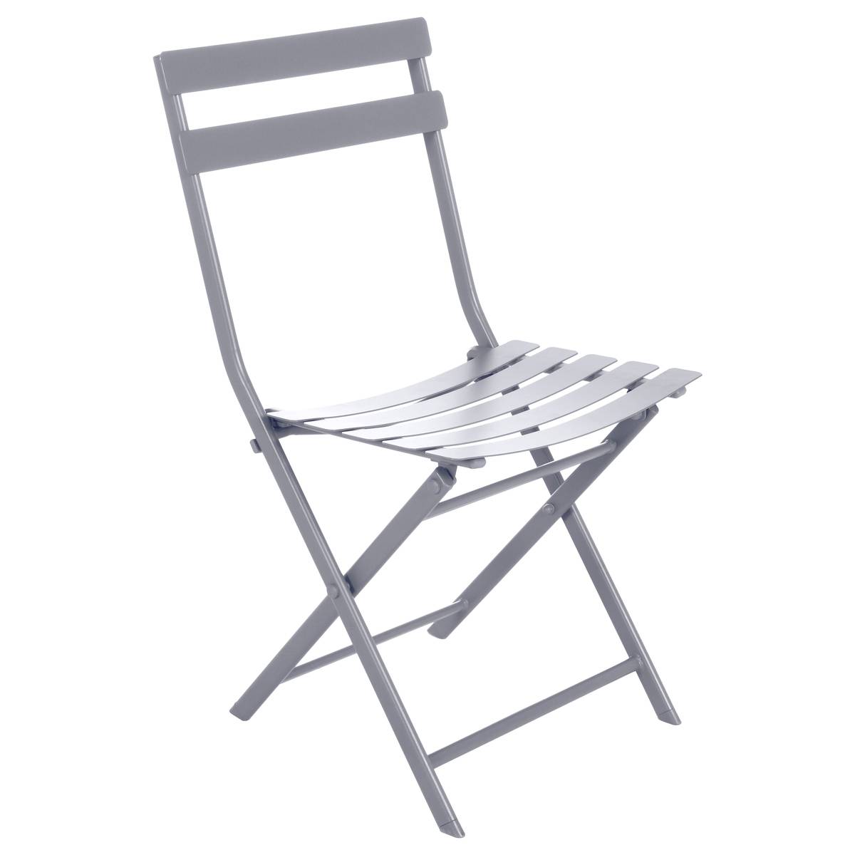 Hesperide Hespéride, Sedia Da Giardino Pieghevole Greensboro Grigio Quarzo In Acciaio Trattato Con Polveri Epossidiche , Leroy Merlin