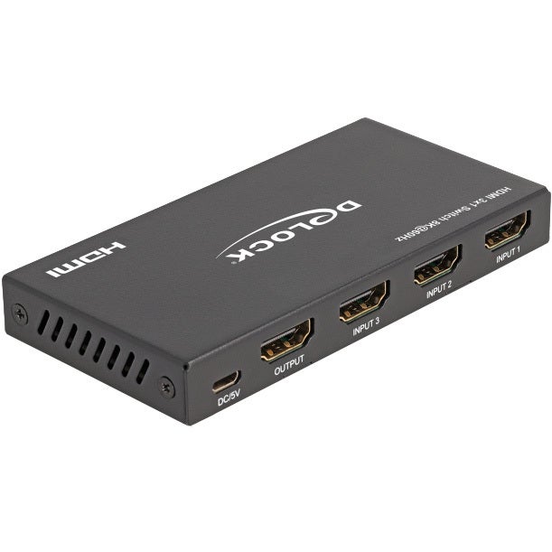 Répartiteur HDMI 1 Vers 2 Aluminium 4K@60Hz - 1 Entrée, 2 Sorties - Pour Xbox, PS4, PC, Lecteur Blu-ray - Plug & Play