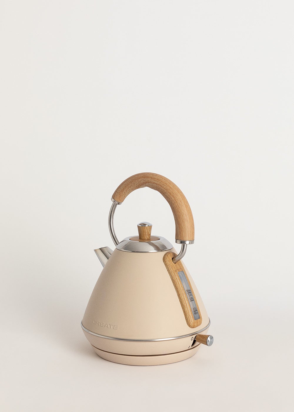 CREATE - KETTLE RETRO - Bouilloire électrique- Sable - 5