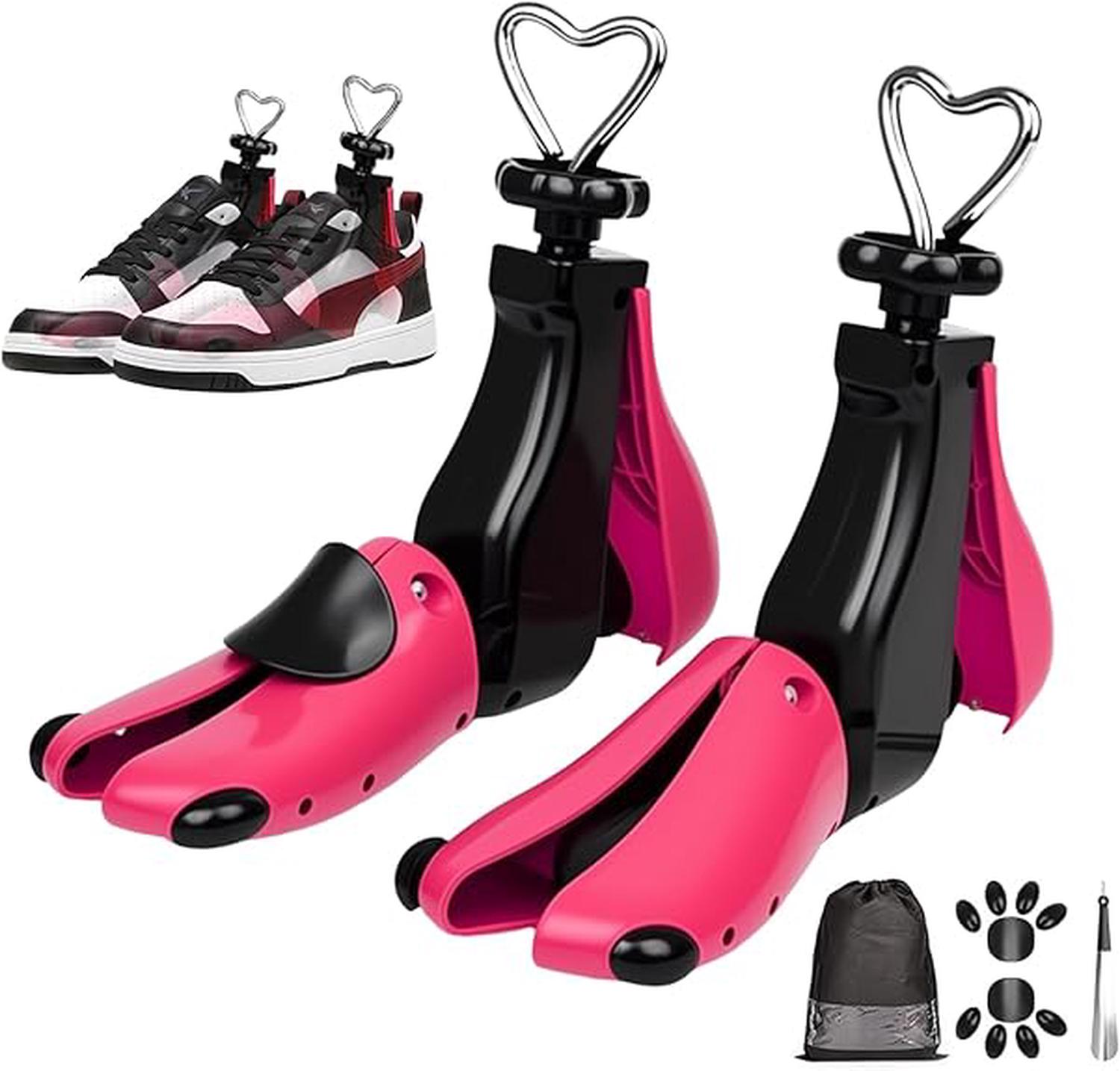 Embauchoir Chaussures Homme/Femme – 2 Tendeurs Réglables + 8 Bouchons Décompression Pour Élargir Et Allonger