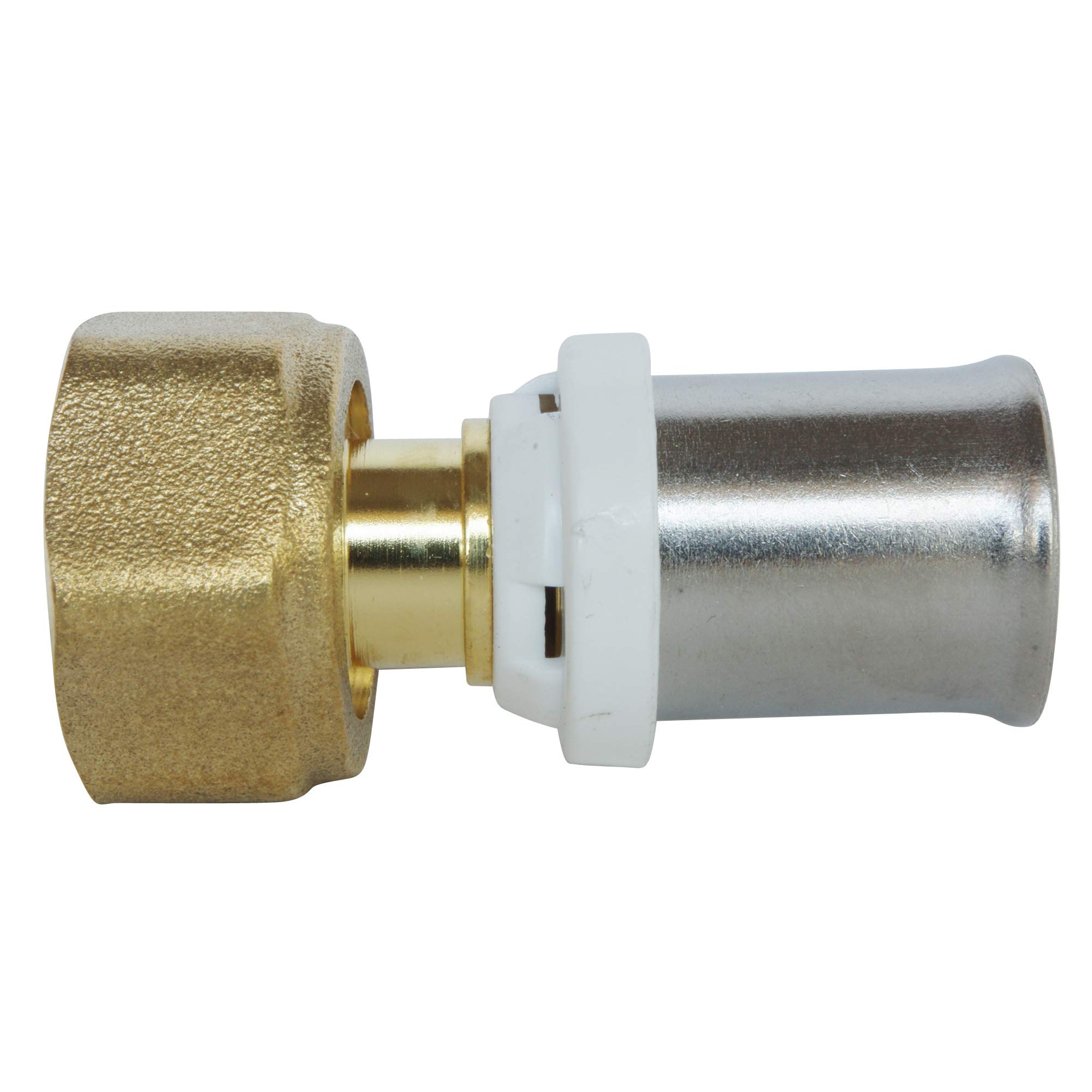 Raccord droit écrou-tournant à sertir multicouche Ø20 - 20/27 - 4