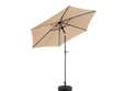 Parasol d'extérieur rectangulaire double face de 4,5 m, grand format ...