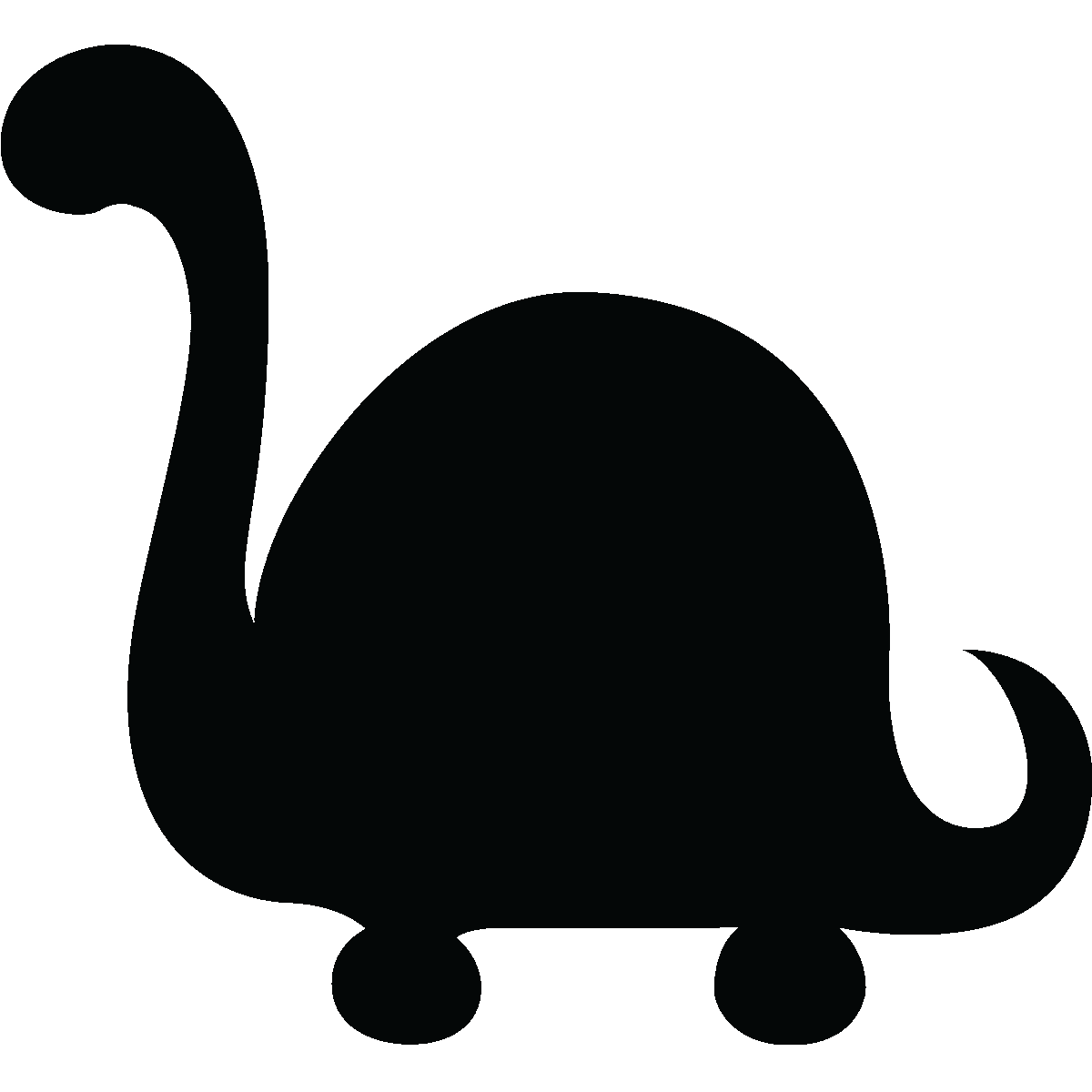 Adesivo Sagoma di dinosauro - Sticker adesivo - adesivi murali - 55x60cm - 2