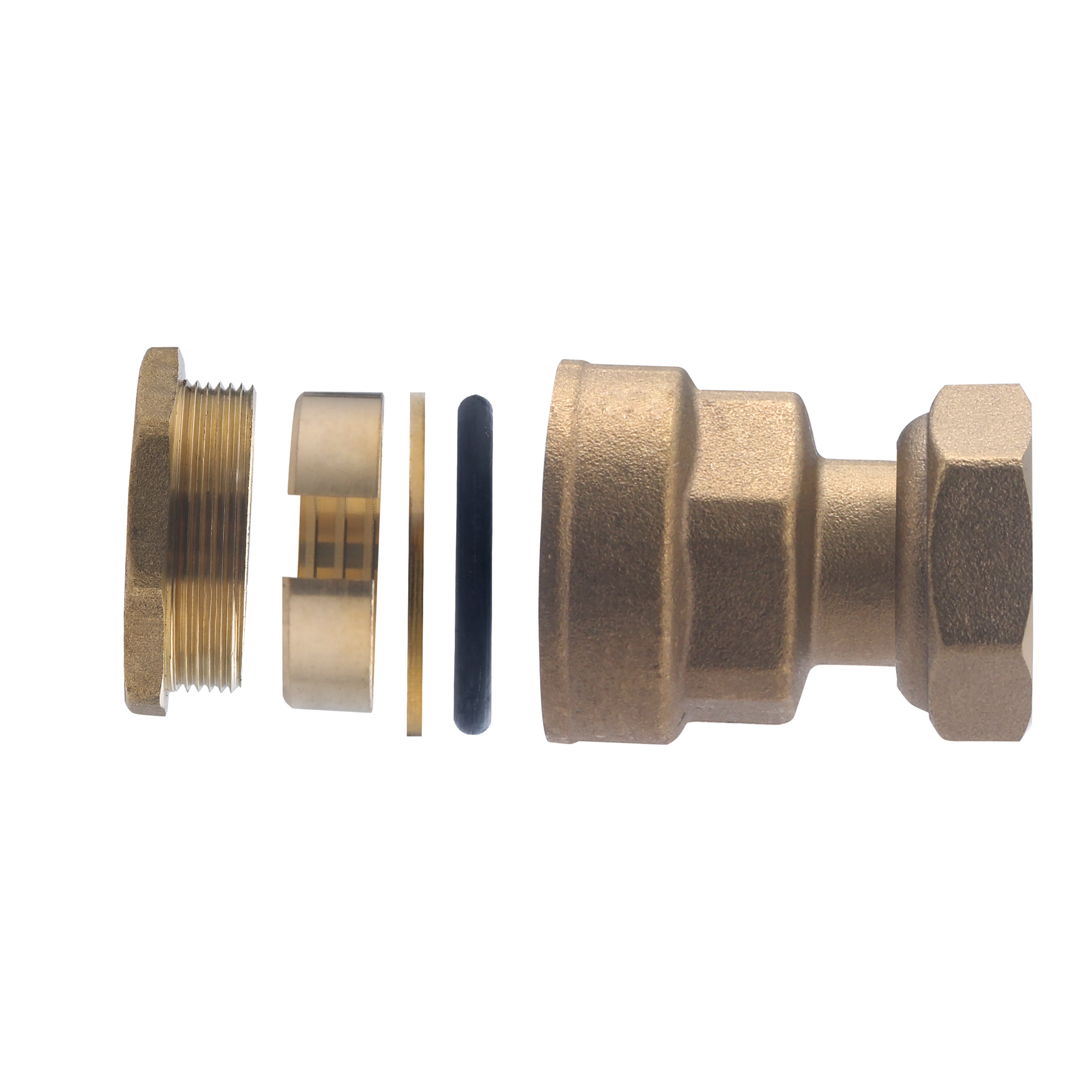 Raccord PE Laiton Femelle Ø32 - Femelle Ecrou Tournant 26x34 (1') NOYON & THIEBAULT - 5