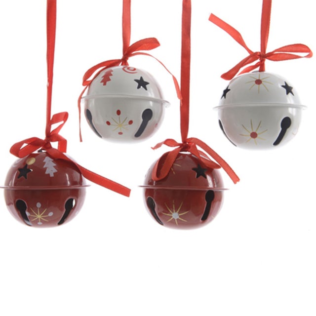 80 Campanelle Metallo Natalizie | 20 Mm | 5 Colori | Per Decorazioni E Animali