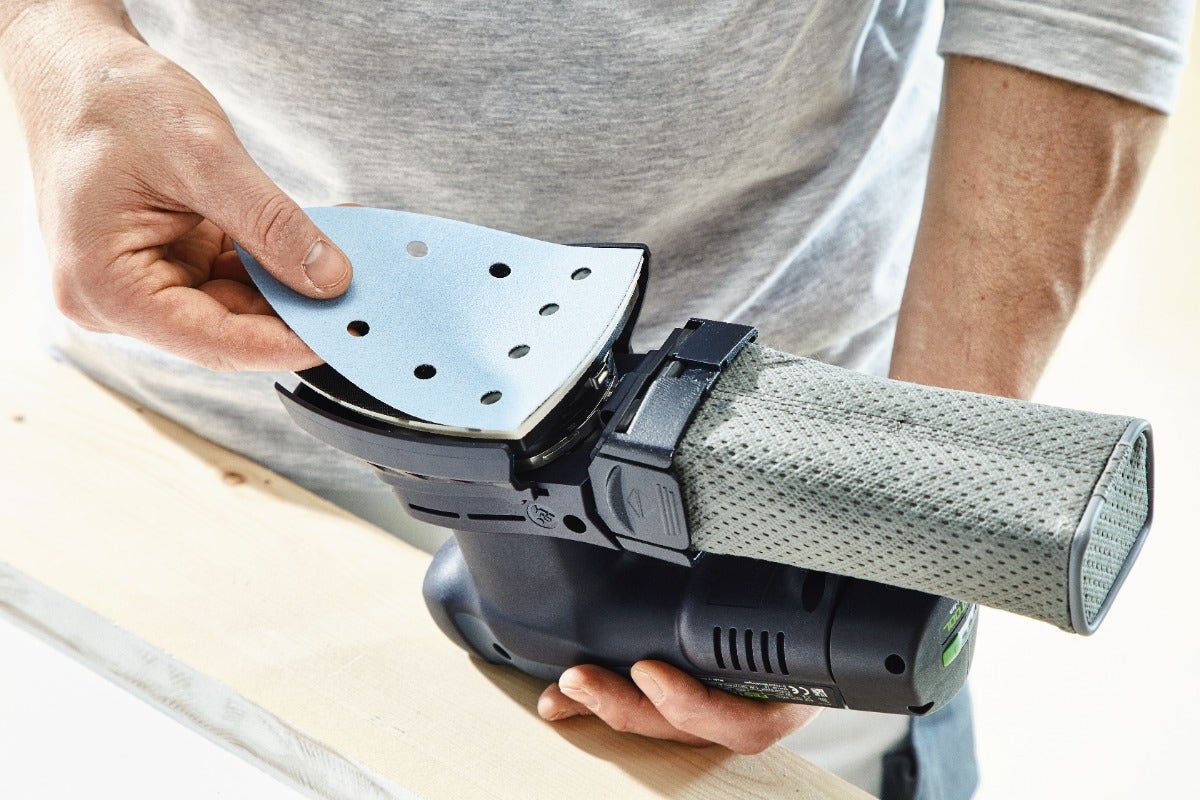 Festool - 10 Abrasifs STF DELTA/9 P120 GR/10 Granat - 577540 - 3