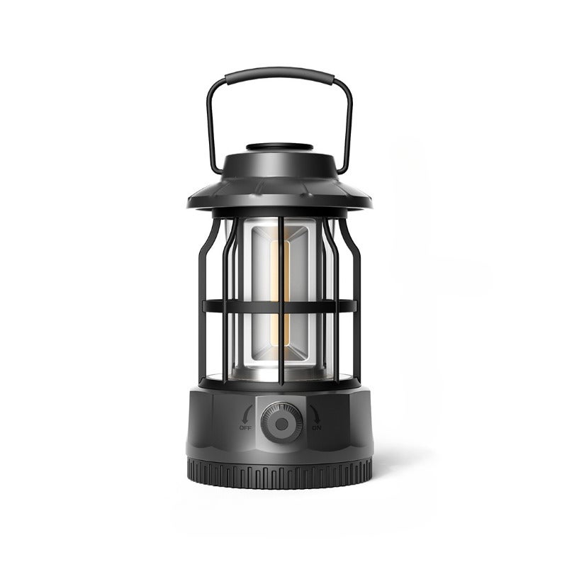 Lampa kempingowa, lampa nastrojowa, lampa kempingowa, przenośna lampa zewnętrzna, ładowanie typu C, 300 lumenów - 101*175 mm