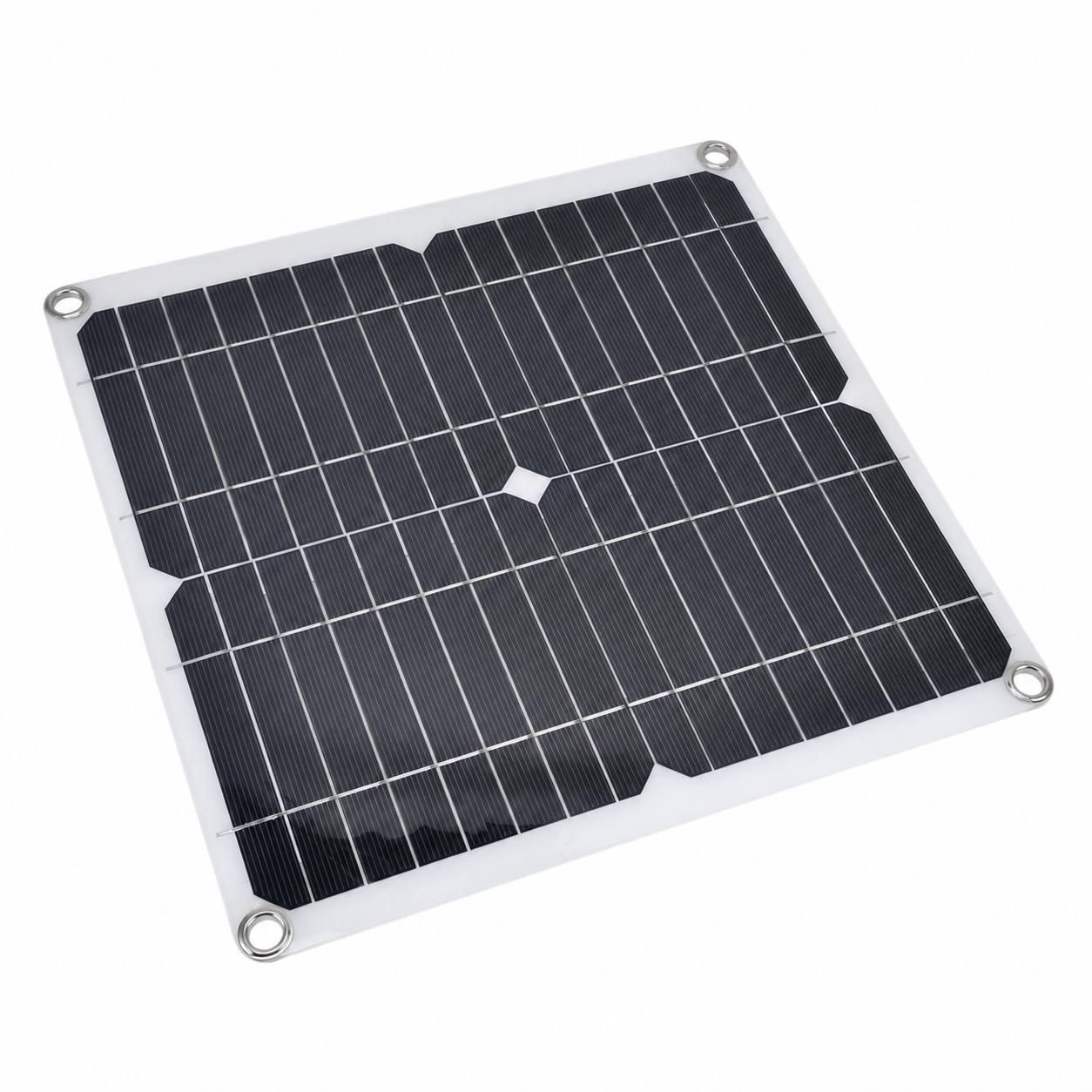 Carregador solar, 200W 5V, impermeável, portátil, para automóvel, casa, luz - 6