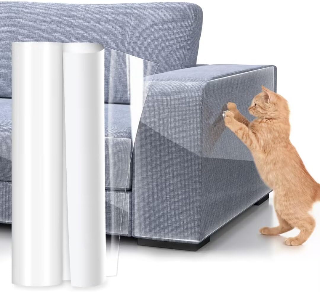 500 cm x 45 cm Protège-Porte Contre Les éraflures de Chien - Protecteur de Meuble Contre Les éraflures de Chat de , Protecteur de Porte pour Chien - 2
