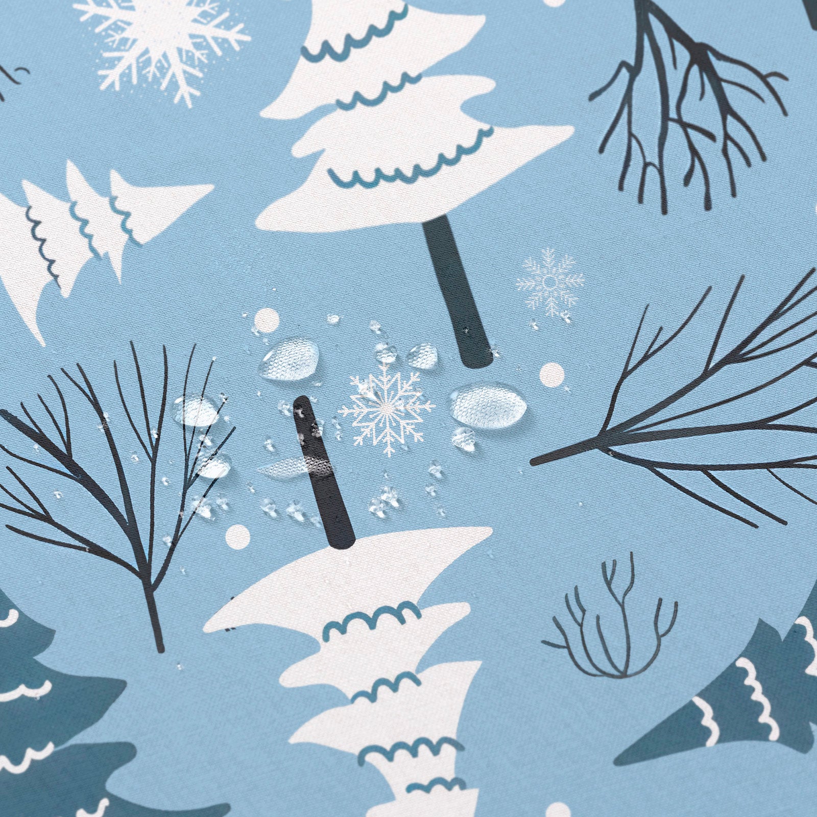 Tovaglia natalizia antimacchia rettangolare in tessuto di cotone 160x240 cm - Winter - 2