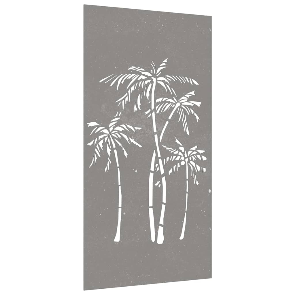 Décoration murale jardin 105x55 cm acier corten design palmier vidaXL - 4
