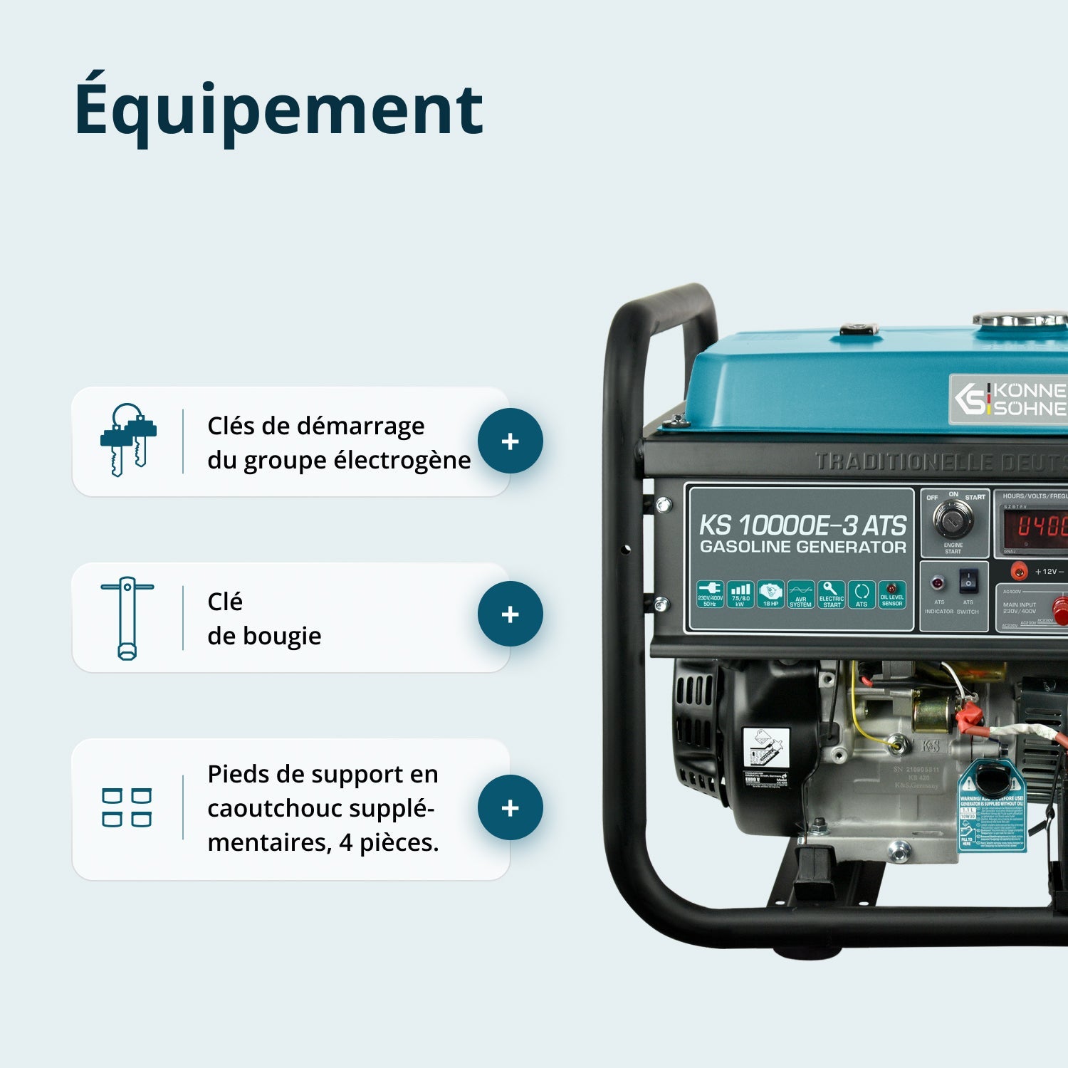 Groupe électrogène à essence 