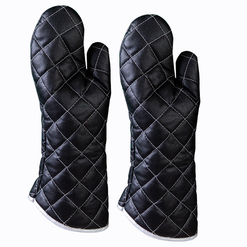 Gants de barbecue - Gants de cuisine - Gants résistants à la chaleur - Gants antidérapants et isolants thermiques - 1 paire, taille unique - 6