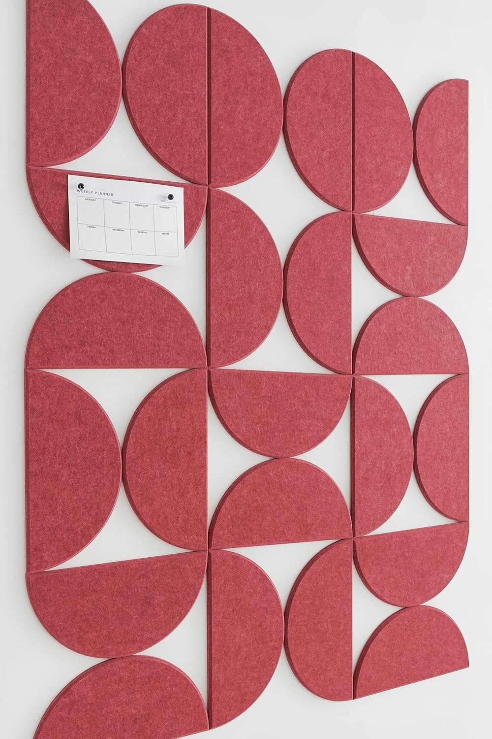 12 panneaux absorbants autocollants, insonorisation et réduction du bruit, carreaux en feutre style moderne minimaliste - grande art mural - 2