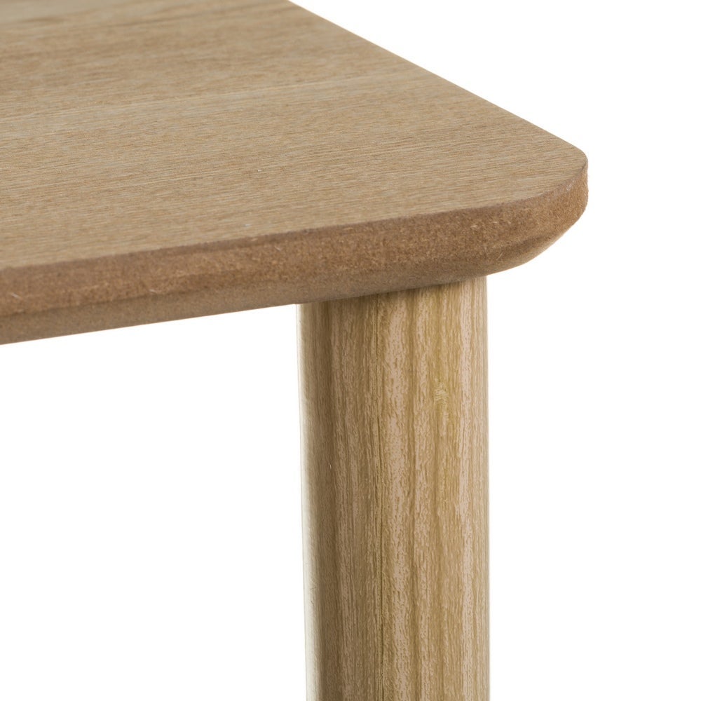 Table basse en mdf bas en beige de style nordique CasaSelección | Leroy ...