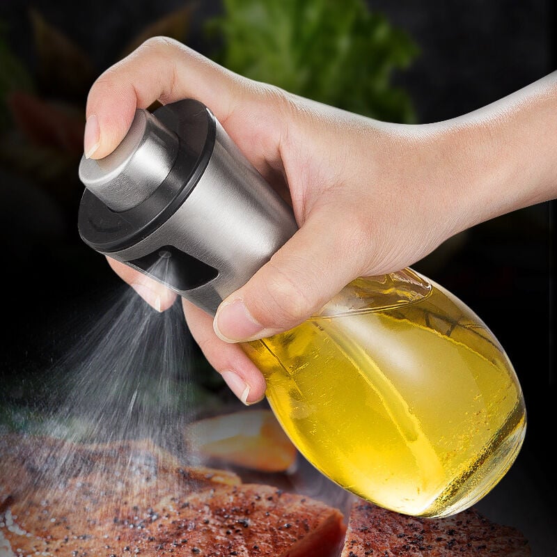 Spryskiwacz do oliwy, 200 ml Spryskiwacz do oliwy z oliwek z dozownikiem szczelnym