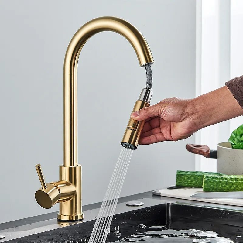 ROBINET DE CUISINE REA FRESH BRUSH GOLD - 3