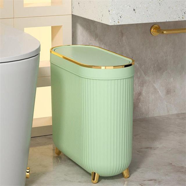 Cestino Carta 7,7 Litri Home Plus | Leggero, Motivo Floreale Astratto Multicolore | Per Casa E Ufficio