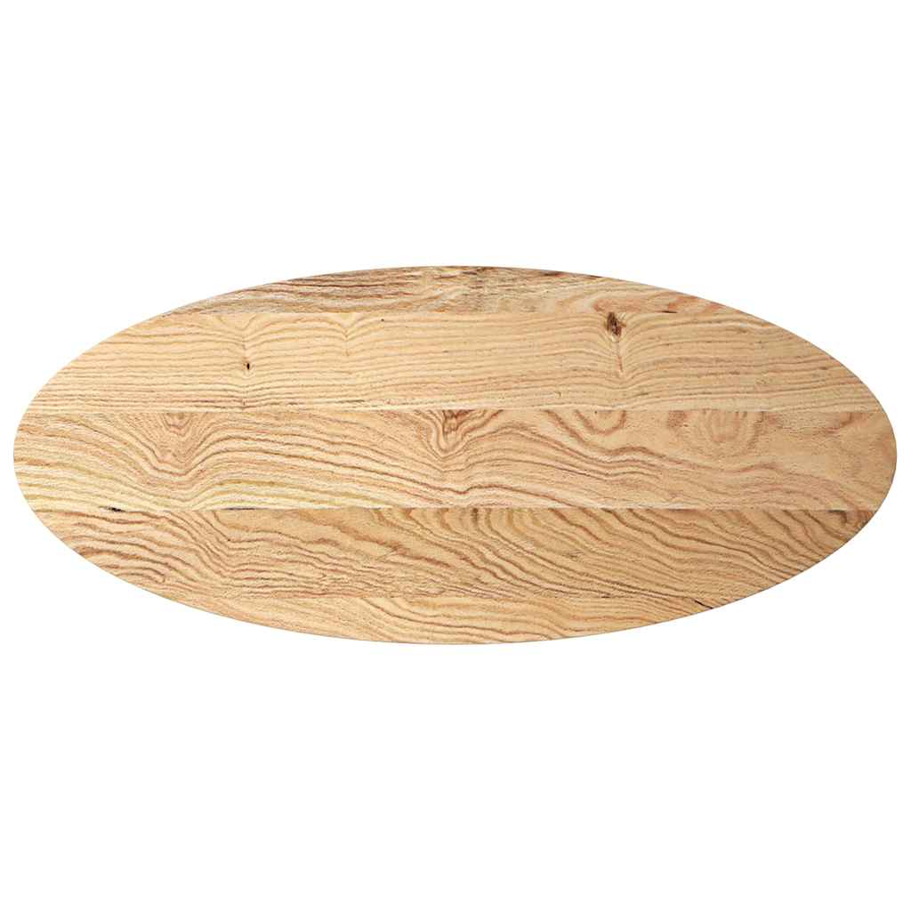 Plateau De Table Rond En Mélaminé 60 Cm Bois Clair - Oviala - Gamm Vert