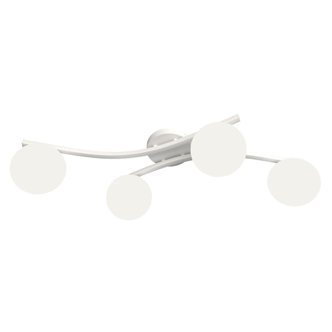 Lampa wisząca OPUS biała 4xE14x15W metal wym:20x84x31cm IP20 Emibig