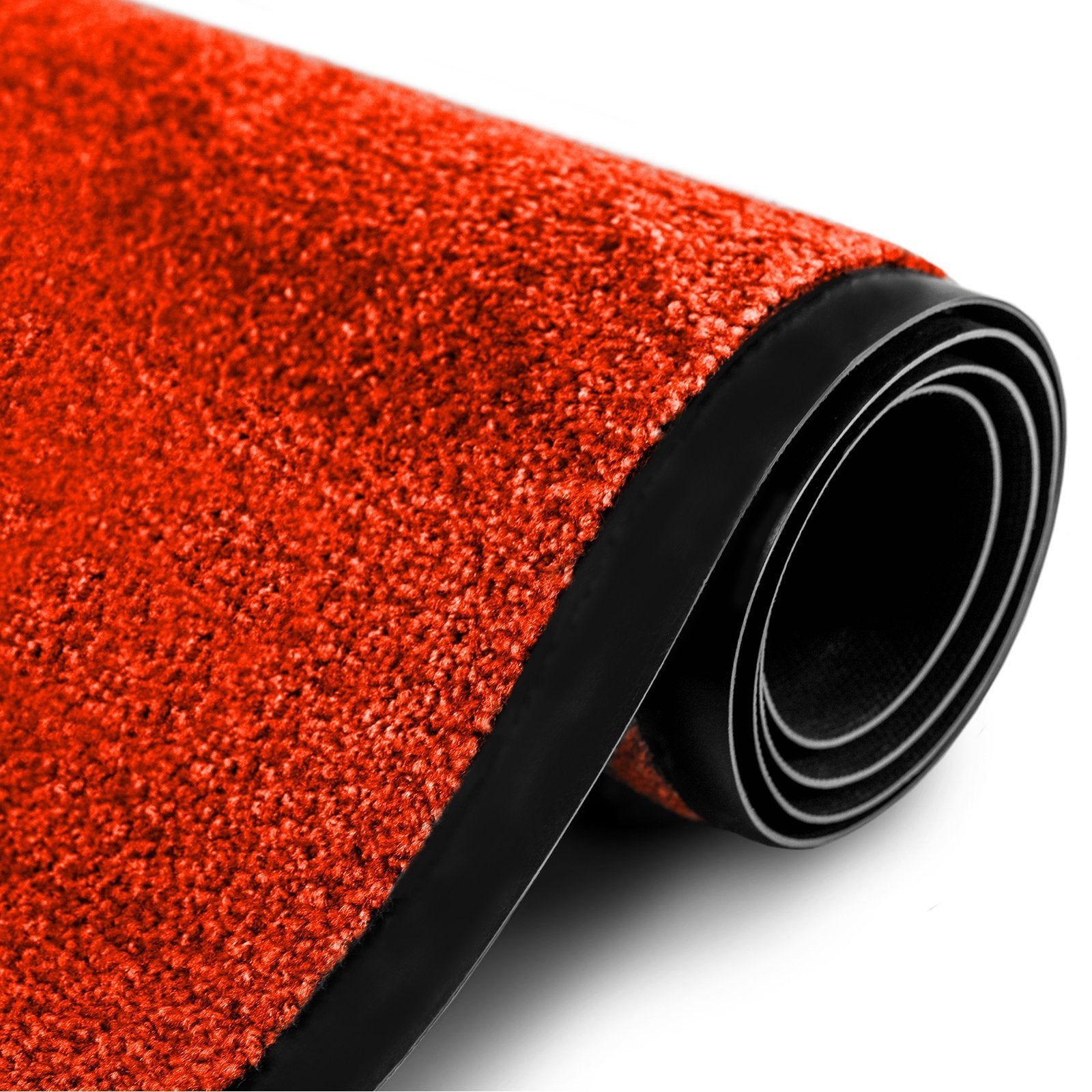Tapis d'entrée Rhine, Lavable, certifié Oeko-Tex, Rouge 200 x 200 cm - 3
