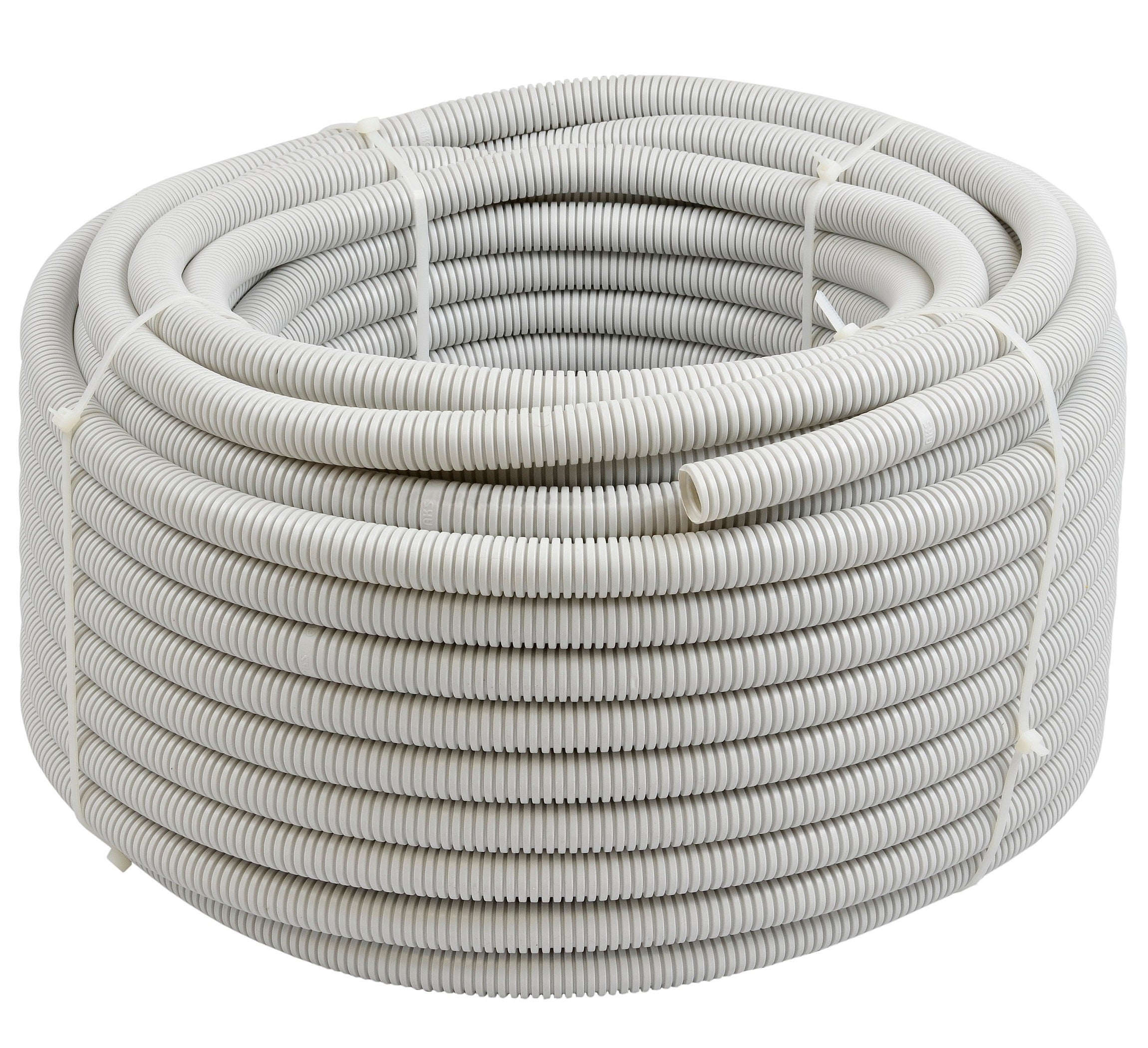 Rura Karbowana PESZEL Giętki Elastyczny bez Pilota 16mm UV 320N 50m Szary
