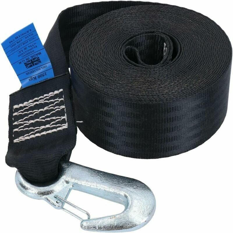 Remorque Bateau Sangle Sangle Treuil Polyester NLBN 10m - Pour Remorque Bateau Et Moto 60mm Sangle Polyester Remorque Bateau 10m 60mm Résistance 2T