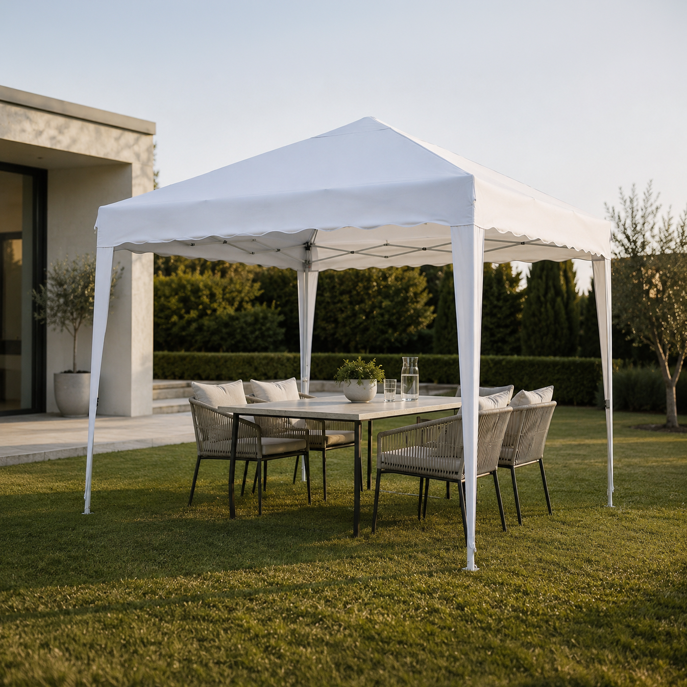 Carpa Impermeable 3x3 m Plegable - 9